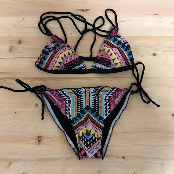 La Hearts Other - [LA Hearts] 2 Piece Bikini Ruched Bottom